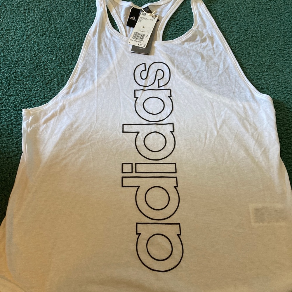 Women’s Adidas tank top-L- new with tags